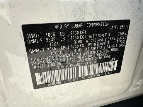 Used 2017 Subaru Outback 2.5i Limited AWD/4WD image 14