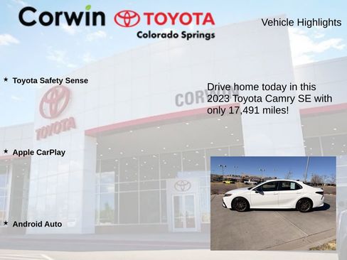 Used 2023 Toyota Camry SE image 6