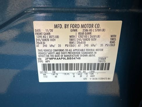 Used 2020 Ford Edge ST w/ Cold Weather Package image 47