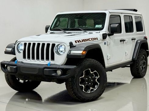 Used 2022 Jeep Wrangler Unlimited Rubicon 4xe w/ Steel Bumper Group image 3