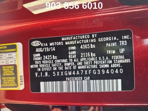 Used 2015 Kia Optima LX w/ LX Convenience Plus Package image 7