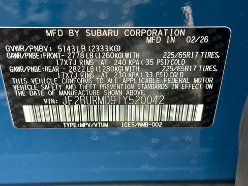 New 2026 Subaru Outback Wilderness image 27