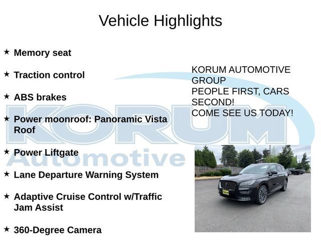 Certified 2020 Lincoln Corsair Reserve w/ Equipment Group 201A AWD/4WD image 12