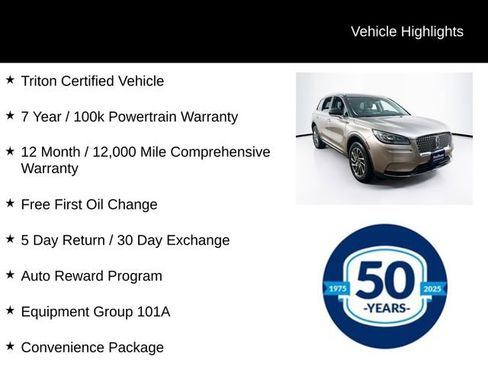 Used 2021 Lincoln Corsair Standard w/ Equipment Group 101A image 5