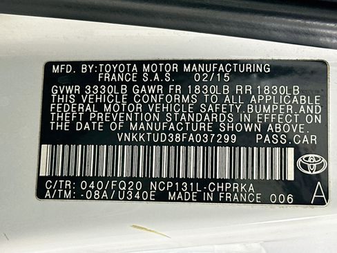 Used 2015 Toyota Yaris L FWD image 12