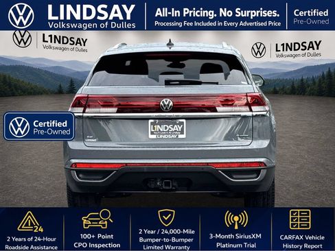 Used 2024 Volkswagen Atlas Cross Sport SE w/ Black Wheel Package AWD/4WD image 6