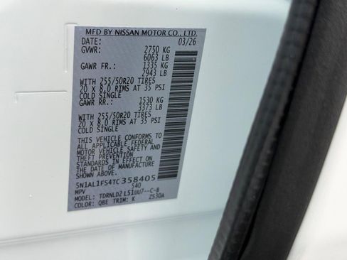 New 2026 INFINITI QX60 Luxe w/ Cargo Package image 15