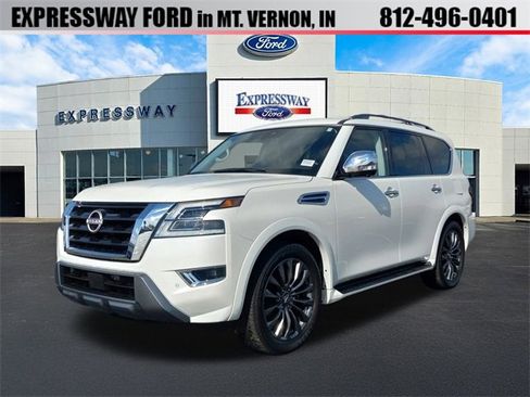 Used 2024 Nissan Armada Platinum w/ Captain's Chairs Package image 1