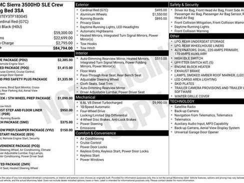 New 2026 GMC Sierra 3500 SLE w/ SLE Value Package image 27