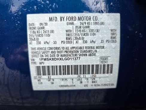Used 2020 Ford Explorer XLT w/ Equipment Group 202A AWD/4WD image 27