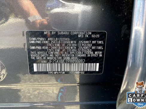 Certified 2023 Subaru Forester Wilderness AWD/4WD image 32