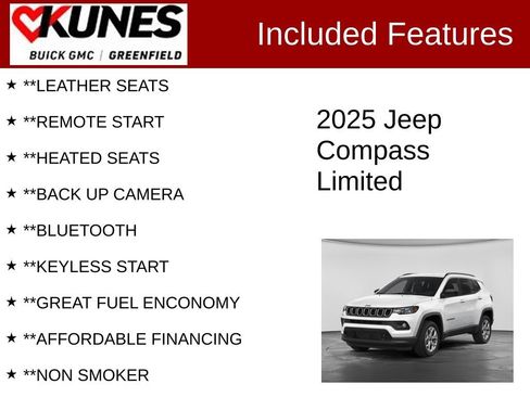 Used 2025 Jeep Compass Limited AWD/4WD image 2