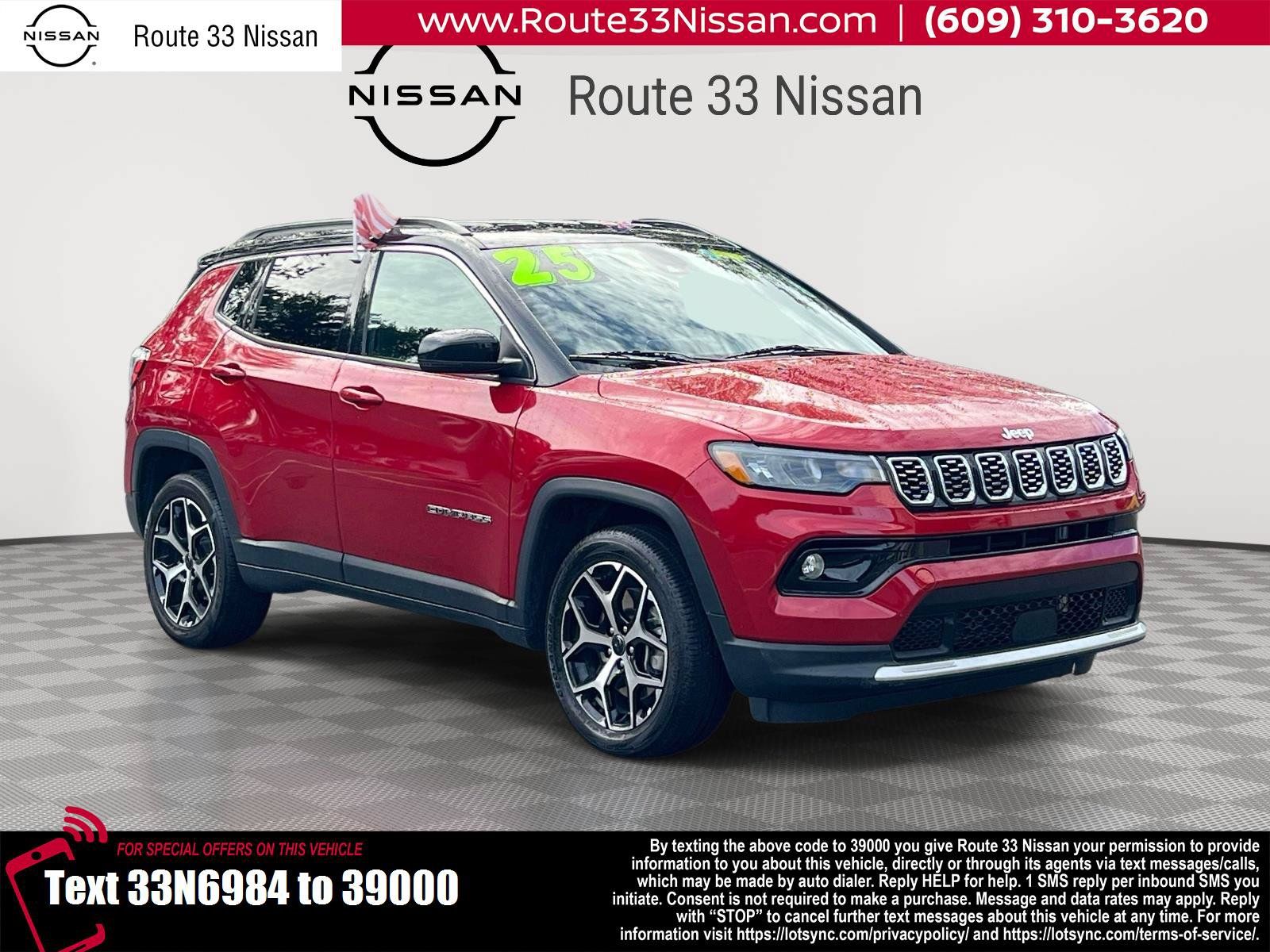 Used 2025 Jeep Compass Limited AWD/4WD image 1