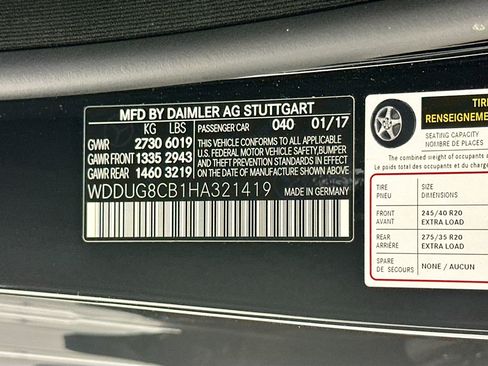 Used 2017 Mercedes-Benz S 550 Sedan image 33