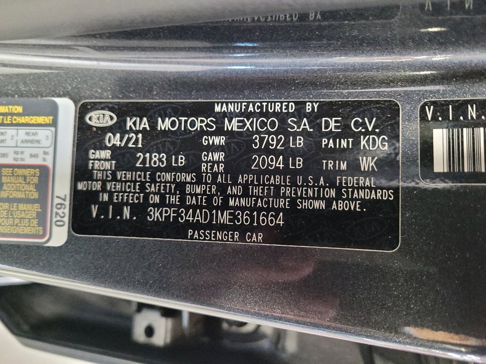 Used 2021 Kia Forte GT-Line FWD image 33