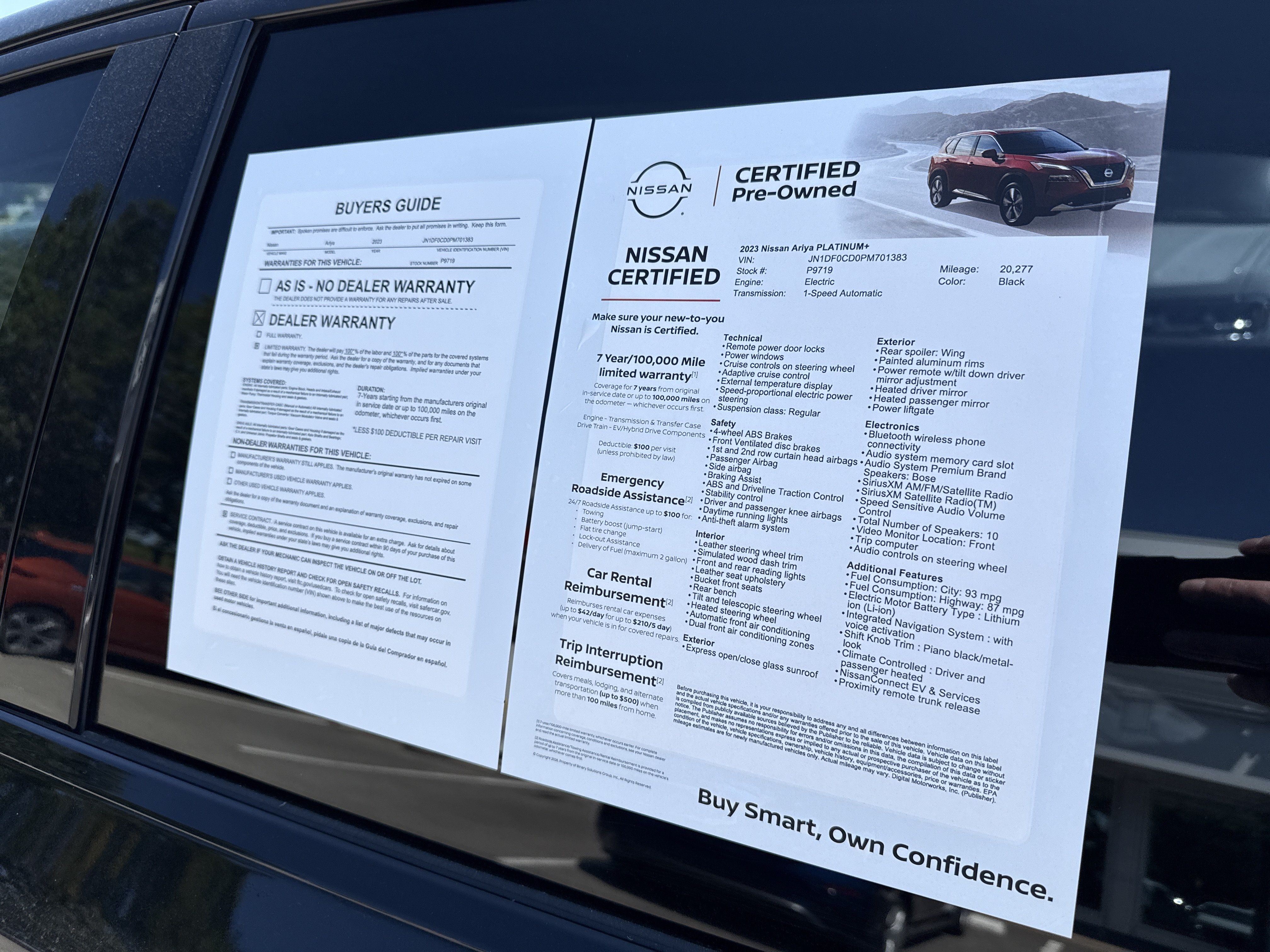 Certified 2023 Nissan Ariya AWD/4WD image 9