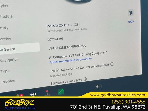 Used 2021 Tesla Model 3 Standard Range Plus RWD image 10
