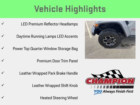 Used 2023 Jeep Wrangler Unlimited Rubicon w/ LED Lighting Group AWD/4WD image 24