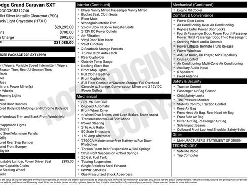 Used 2016 Dodge Grand Caravan SXT FWD image 2