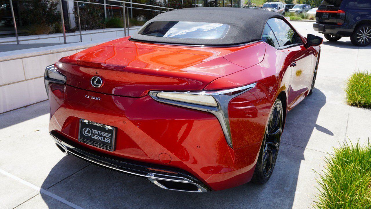 Certified 2021 Lexus LC 500 Convertible w/ Touring Package RWD image 5