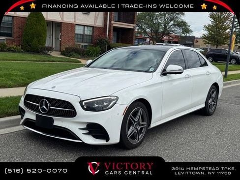 Used 2021 Mercedes-Benz E 350 4MATIC Sedan w/ Premium Package image 1