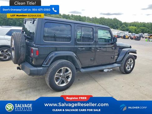 Used 2020 Jeep Wrangler Unlimited Sahara AWD/4WD image 4