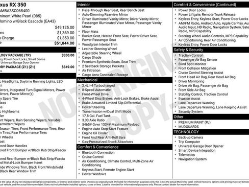 Used 2025 Lexus RX 350 FWD w/ Technology Package image 31