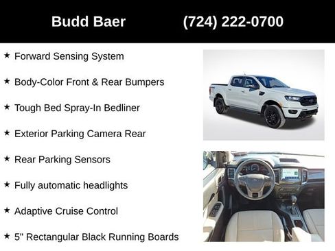 Used 2022 Ford Ranger Lariat w/ Equipment Group 501A High image 21