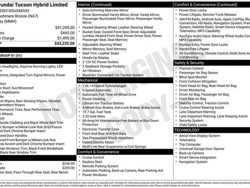 Used 2025 Hyundai Tucson Limited AWD/4WD image 15