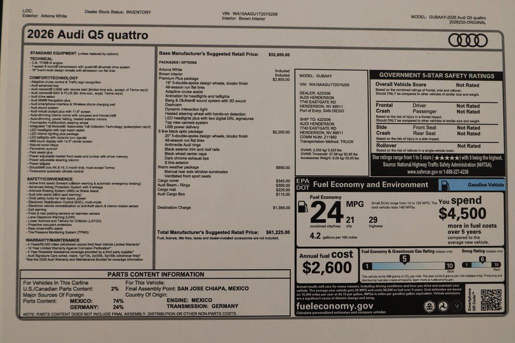 New 2026 Audi Q5 Premium Plus AWD/4WD image 33