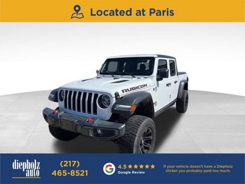 Used 2021 Jeep Gladiator Rubicon w/ LED Lighting Group AWD/4WD image 1