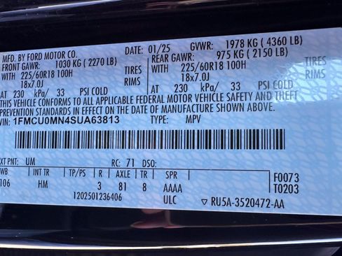 Used 2025 Ford Escape ST-Line FWD image 31