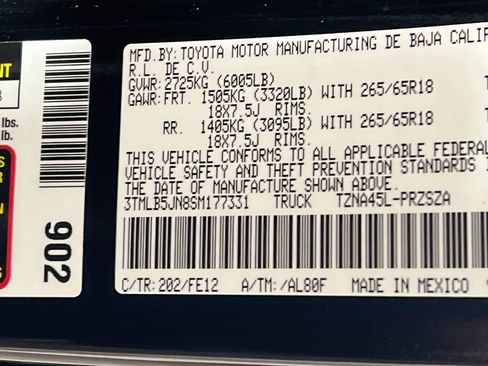 Certified 2025 Toyota Tacoma TRD Sport AWD/4WD image 25