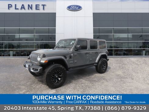 Used 2020 Jeep Wrangler Unlimited Sahara AWD/4WD image 1