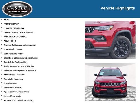Used 2025 Jeep Compass Latitude AWD/4WD image 3