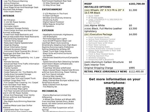 Used 2019 BMW M5 Sedan 4D w/ Executive Package image 3