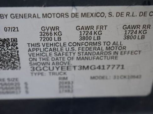 Certified 2021 Chevrolet Silverado 1500 RST AWD/4WD image 38