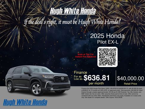 Certified 2025 Honda Pilot EX-L image 3