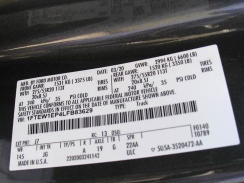 Used 2020 Ford F150 XL w/ Equipment Group 101A Mid image 55