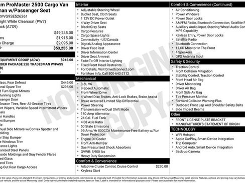 Used 2025 RAM ProMaster 2500 w/ U-Haul Equipment Group FWD image 23