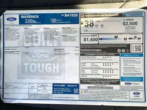 New 2025 Ford Maverick XL image 16