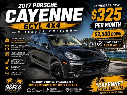 Used 2017 Porsche Cayenne AWD/4WD image 1