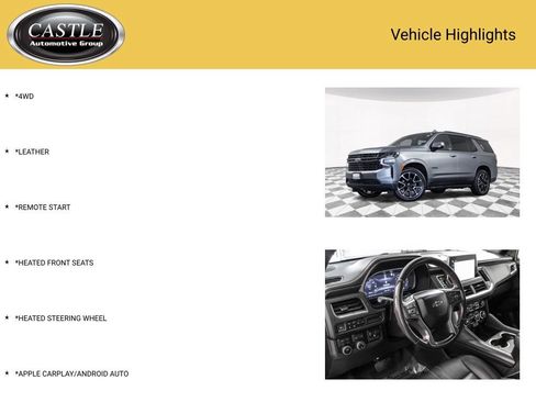Used 2022 Chevrolet Tahoe RST w/ Luxury Package AWD/4WD image 3