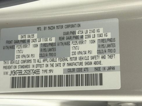 Used 2025 MAZDA CX-5 AWD 2.5 S w/ Select Package image 12