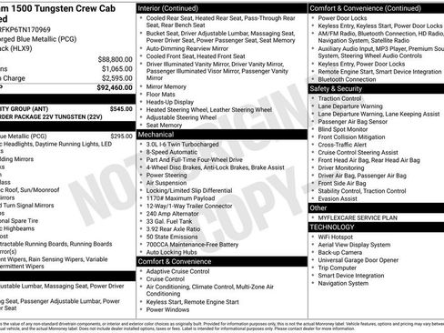 New 2026 RAM 1500 Tungsten w/ Bed Utility Group AWD/4WD image 7