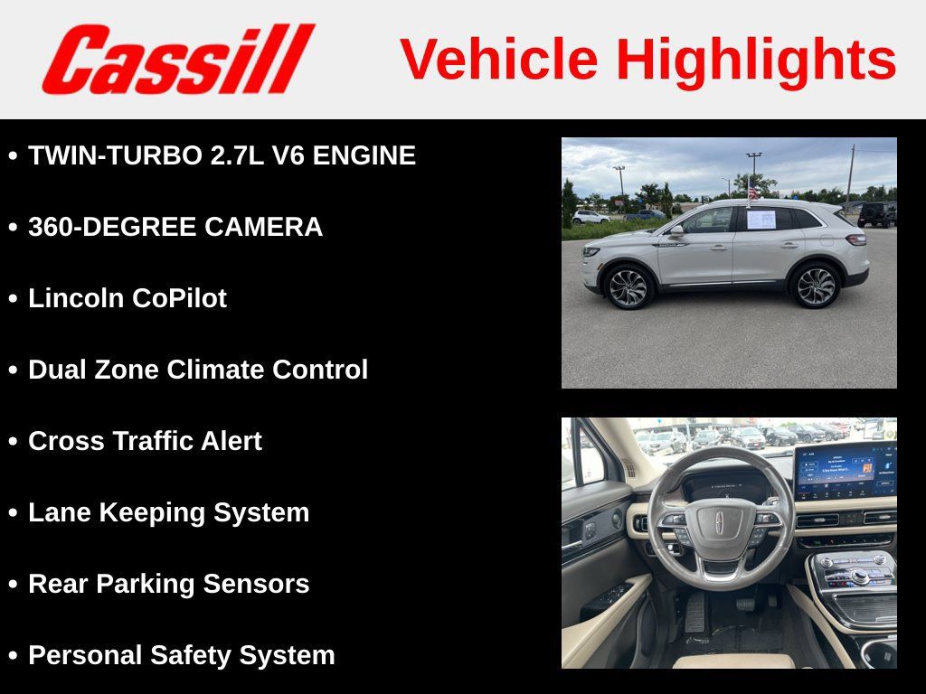 Used 2023 Lincoln Nautilus Reserve w/ Equipment Group 201A AWD/4WD image 14