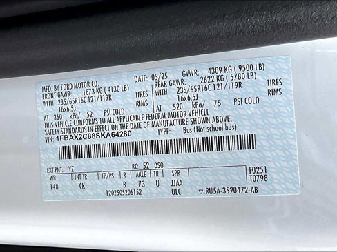 New 2025 Ford Transit 350 XLT image 19