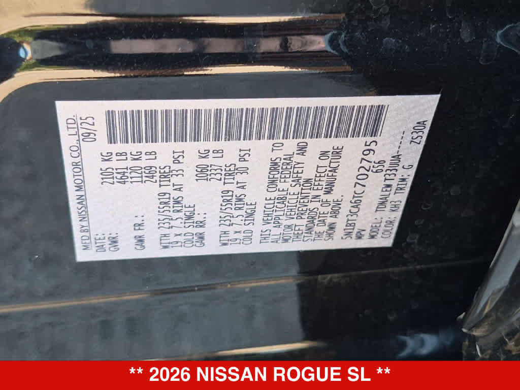 Used 2026 Nissan Rogue SL FWD image 35