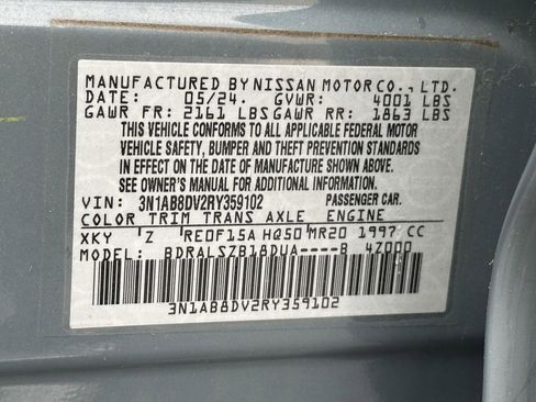 Used 2024 Nissan Sentra SR w/ SR Premium Package FWD image 15