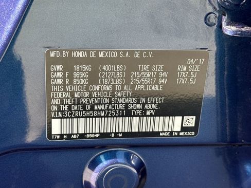 Used 2017 Honda HR-V EX image 29